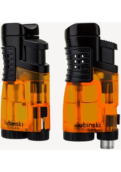 3 Torch Çakmak Ve Kesici Puro Seti Turuncu fırsatları