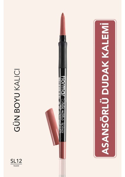 Style Matic Mat Dudak Kalemi Nude Renk Suya Dayanıklı Yoğun Pigmentli Asansörlü 1'li fiyatları