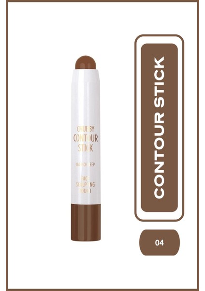 Chubby Contour Stick No:04 Rich Deep Doğal Görünüm Yüz Kontürü ve Cilt Tonu Dengeleyici fiyatları