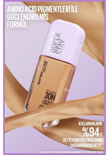 Super Stay Lumi Matte Fondöten Saten Mat 30 ml