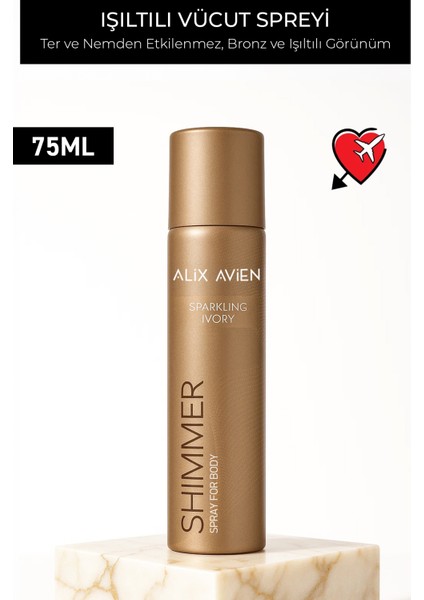 Işıltılı Vücut Spreyi Sparkling Ivory 75 ml indirimleri