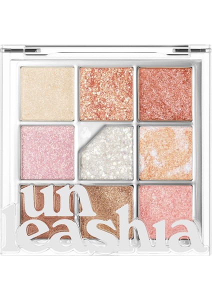 Glitterpedia Eye Palette 9 Renk Çok Renkli Mat Işıltılı Vegan Göz Farı Paleti 6.6 gr Günlük ve Gece