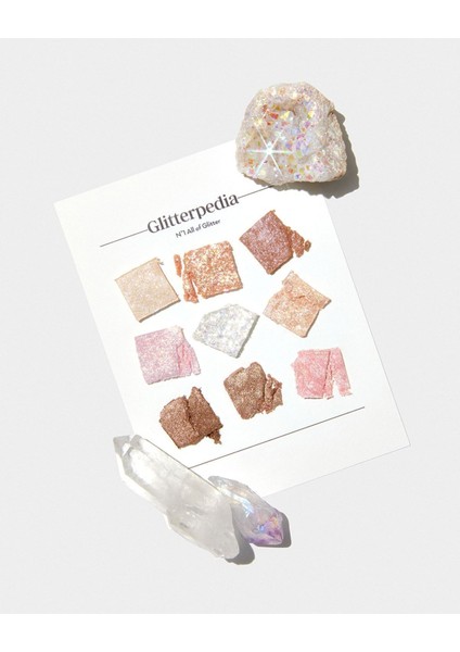 Glitterpedia Eye Palette 9 Renk Çok Renkli Mat Işıltılı Vegan Göz Farı Paleti 6.6 gr Günlük ve Gece