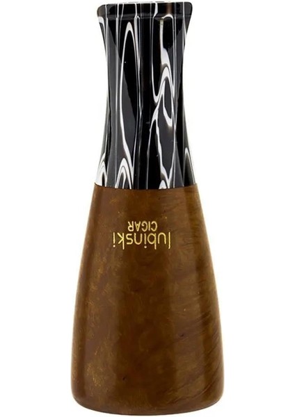 4 Boy Kullanım Briar Puro Ağızlığı 9mm Filtreli Big Smooth (38-57 Ring)