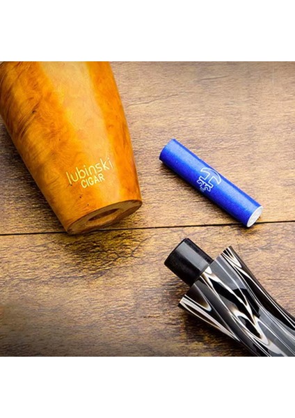 4 Boy Kullanım Briar Puro Ağızlığı 9mm Filtreli Big Smooth (38-57 Ring) modelleri