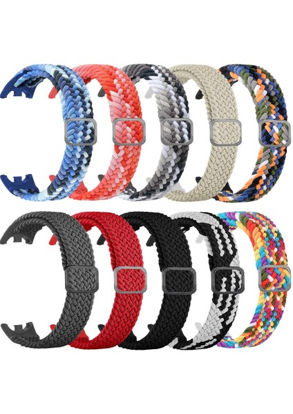 Xiaomi Akıllı Bileklik 10 / 9 / 8 Için Naylon Örgülü Saat Kayışı (Yurt Dışından) modelleri