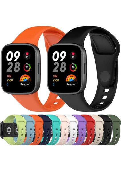 Redmi Watch 3 Için Renkli Silikon Saat Kayışı (Yurt Dışından) fiyatları