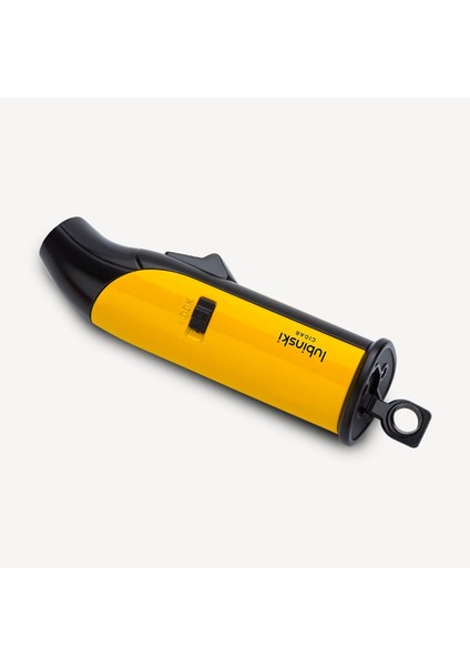 Yeni Stil Tek Torch Masa Çakmağı Sarı-Siyah fiyatları