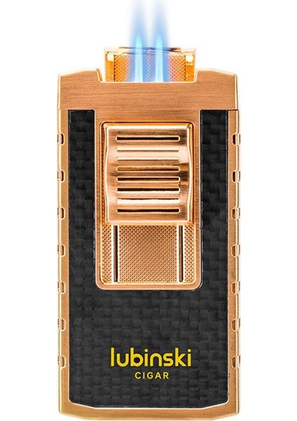 Yeni Stil Delicili Çift Torch Puro Çakmağı Gold fiyatları