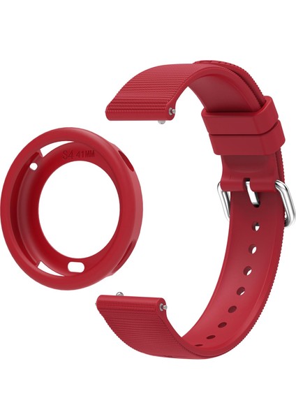 Xiaomi Watch S4 41MM Için Silikon Saat Kayışı Silikon Kılıf (Yurt Dışından)