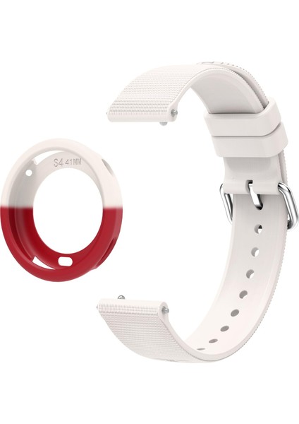 Xiaomi Watch S4 41MM Için Silikon Saat Kayışı Silikon Kılıf (Yurt Dışından)