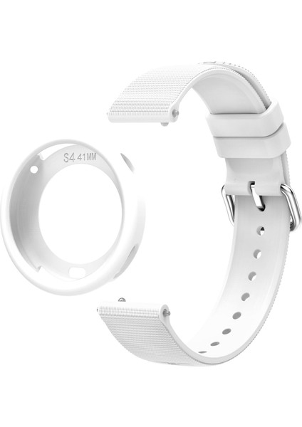 Xiaomi Watch S4 41MM Için Silikon Saat Kayışı Silikon Kılıf (Yurt Dışından)