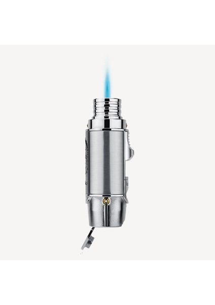 Tek Torch Sehpalı Delicili Puro Çakmağı Silver fiyatları