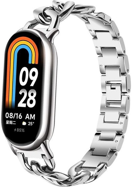 Xiaomi Akıllı Bileklik 10 / 9 / 8 Için Paslanmaz Çelik Saat Kayışı (Yurt Dışından)