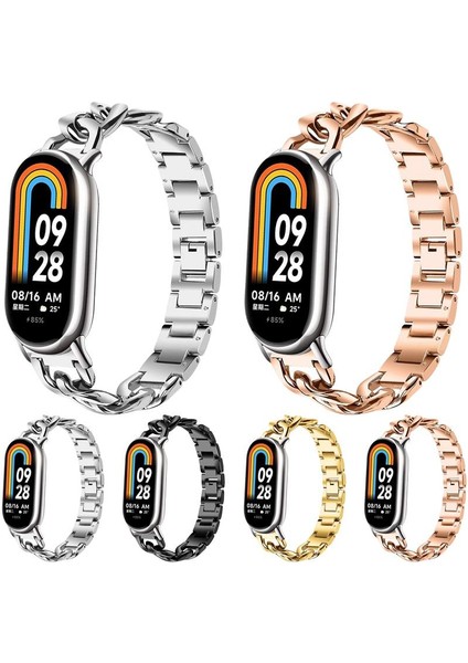 Xiaomi Akıllı Bileklik 10 / 9 / 8 Için Paslanmaz Çelik Saat Kayışı (Yurt Dışından) fiyatları