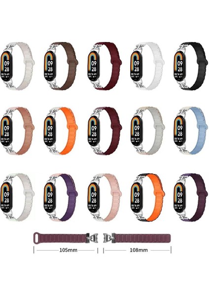 Xiaomi Akıllı Bileklik 10 / 9 / 8 Için Silikon Saat Kayışı (Yurt Dışından) indirimleri