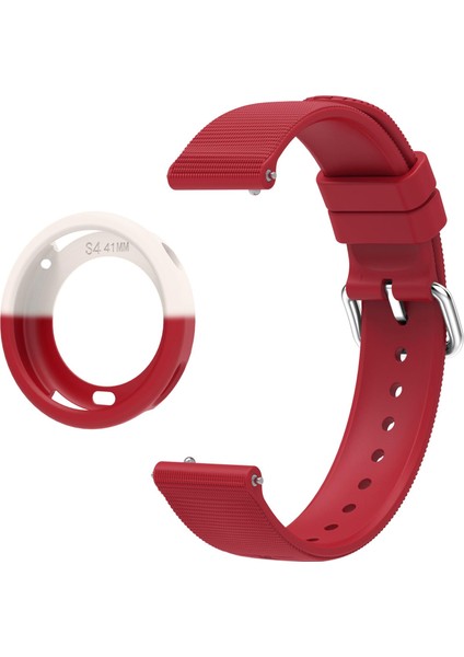 Xiaomi Watch S4 41MM Için Silikon Saat Kayışı Silikon Kılıf (Yurt Dışından)