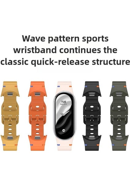 Xiaomi Akıllı Bileklik 10 / 9 / 8 Için Silikon Saat Kayışı (Yurt Dışından) modelleri