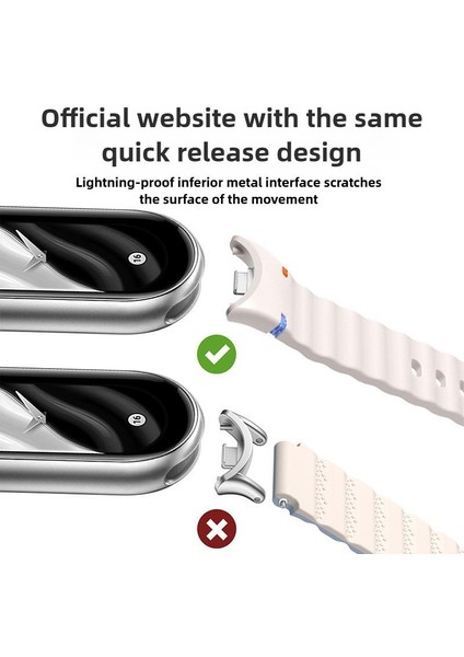 Xiaomi Akıllı Bileklik 10 / 9 / 8 Için Silikon Saat Kayışı (Yurt Dışından) fırsatları