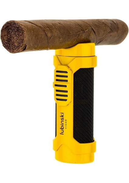 Cigar Sehpa Kapaklı Delicili Tek Torch Puro Çakmağı Gold fırsatları