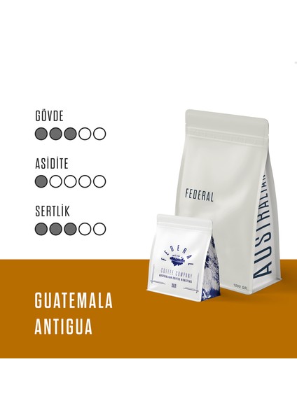 Guatemala Antigua (Öğütülmüş Filtre Kahve) 250GR modelleri