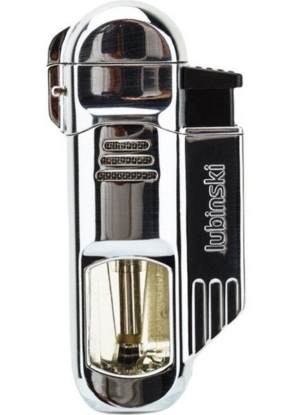 Yeni Stil Delicili Dört Torch Puro Çakmağı Silver