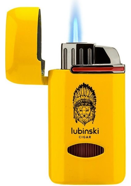 Lion Kapaklı Delicili Tek Torch Puro Çakmağı Gunmetal fiyatları