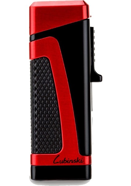 Üç Torch Delicili Puro Çakmağı Kırmızı-Siyah