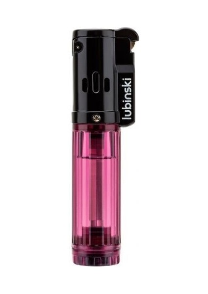 Cigar Basic Slim Tek Torch Puro Çakmağı Pembe