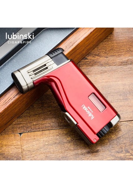 Cigar Delicili Çift Torch Puro Çakmağı Kırmızı fiyatları