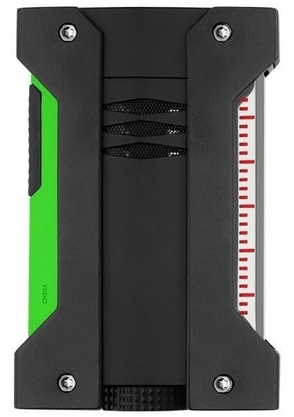 Defi Extreme Neon Yeşil-Siyah Tek Torch Puro Çakmağı 21417