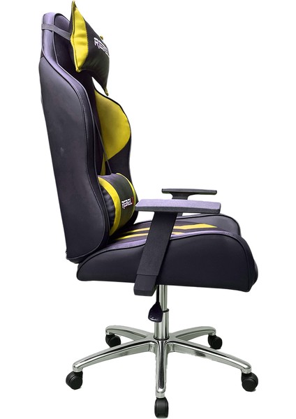 Oyuncu Koltuğu Basic Krom Ayak Sarı Renk modelleri