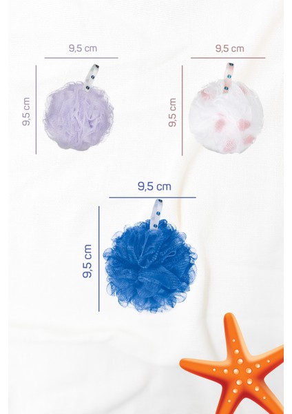 Banyo Lifi Seti 6 Adet BPA ve Ftalat İçermeyen Çevre Dostu Tüm Cilt Tipleriyle Uyumlu indirimleri