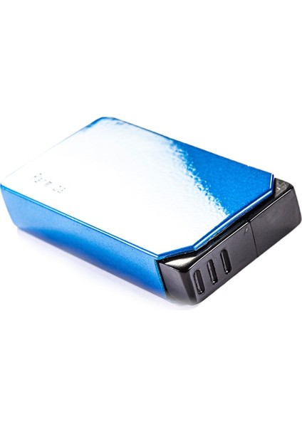 Çift Torch Delicili Puro Çakmağı Slim Mavi