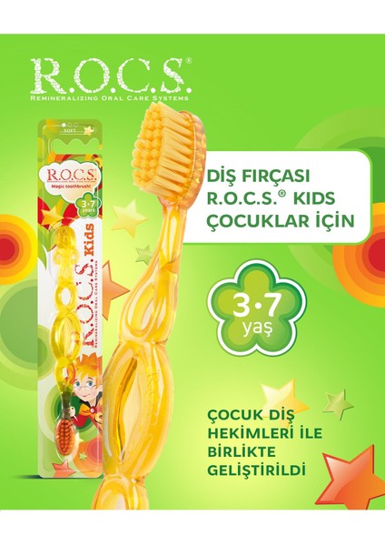 Kids Diş Fırçası 3-7 Yaş Ekstra Yumuşak Kıllı Hassas Diş Etlerine Özel Çocuk Modeli fiyatları