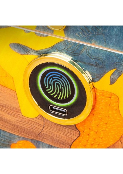 Limited Edt. Parmakizi Kilitli Blue Dragon Claw Humidor Puro Kutusu 80's fırsatları