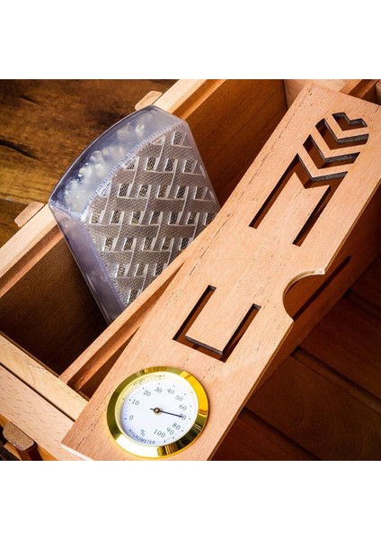 Special Edt. Motif Işleme Humidor Puro Kutusu 80S indirimleri