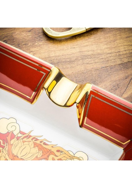 Red Elegant Chinise Dragon Ikili Puro Küllüğü fırsatları