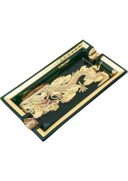 Elegant Dragon Ikili Dikdörtgen Puro Küllüğü Yeşil