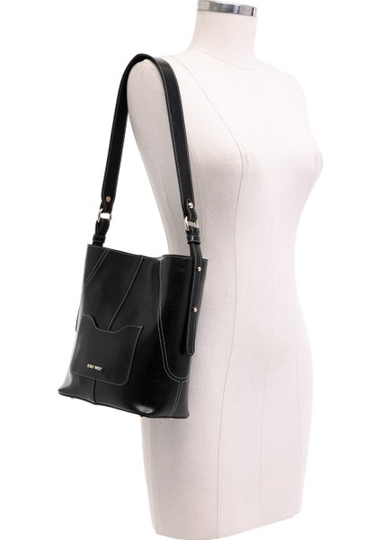 Bıstrıta 5pr Siyah Kadın Omuz Çantası
