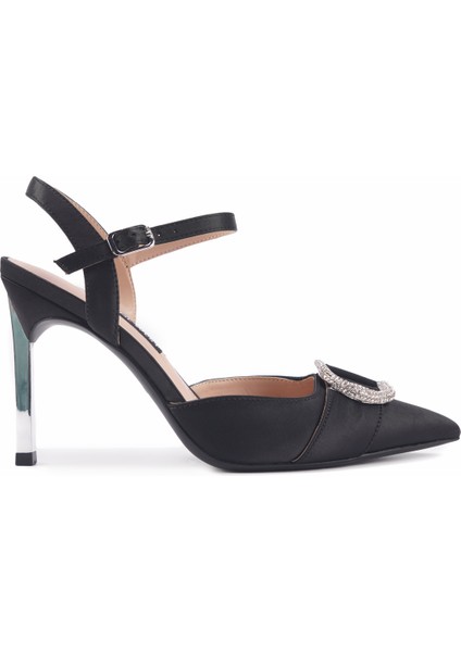 MAEVER2 3PR Siyah Kadın Topuklu Sandalet