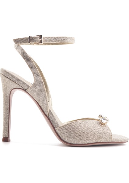 FERN 4FX ŞAMPANYA Kadın Topuklu Sandalet