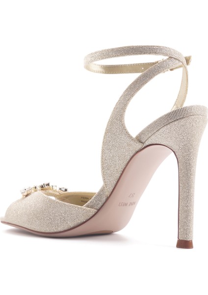 FERN 4FX ŞAMPANYA Kadın Topuklu Sandalet