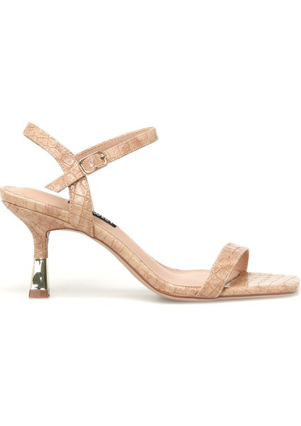HENNO2 3PR NUDE Kadın Topuklu Sandalet