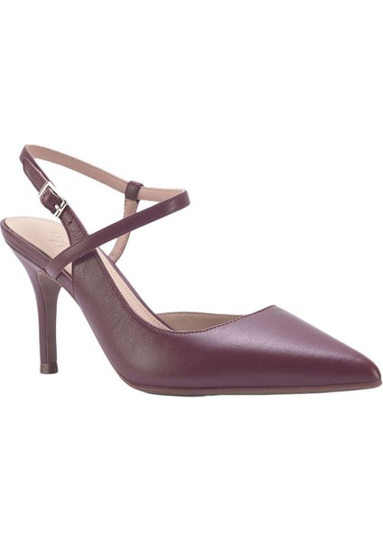 Ennay 3fx Bordo Kadın Topuklu Ayakkabı