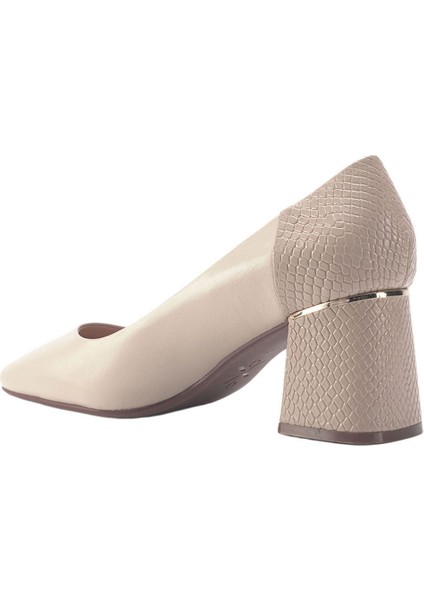 Begga 3fx Bej Kadın Topuklu Ayakkabı