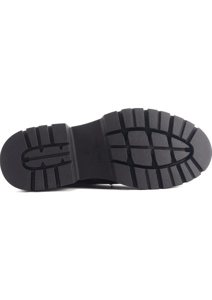 FERANA 4PR Siyah Kadın Biker Bot