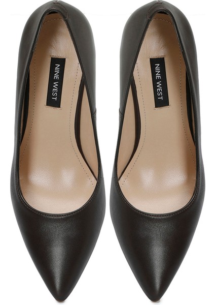 TRUDENA 4PR Kahverengi Kadın Topuklu Ayakkabı