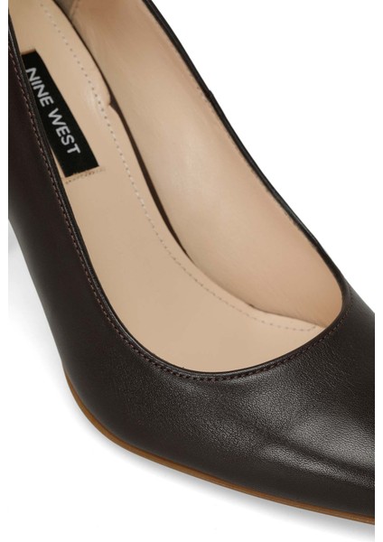 TRUDENA 4PR Kahverengi Kadın Topuklu Ayakkabı