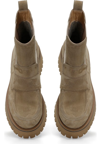 Erna2 4pr Bej Kadın Chelsea Bot